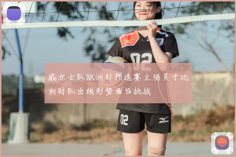 威尔士队欧洲杯预选赛主场负于比利时队出线形势面临挑战