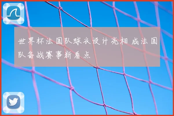世界杯法国队球衣设计亮相 成法国队备战赛事新看点